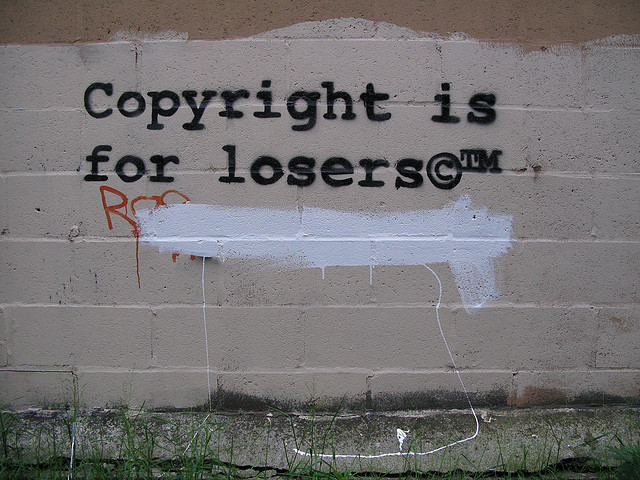 Copyright is for losers ... not! Photo: 917press/flickr; some rights reserved.